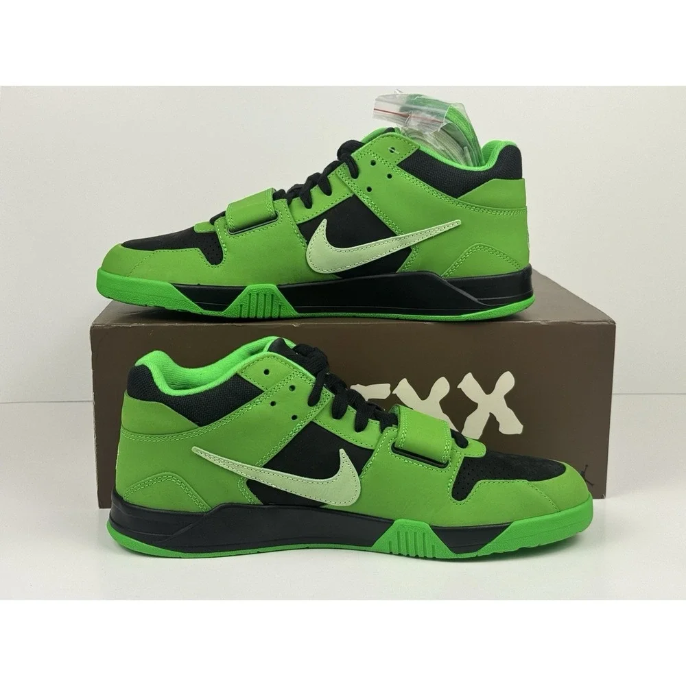 Jordan Travis Scott CJ1 T-REXX Sneakers Men's Size 12.5 Green Spark IM9113-300